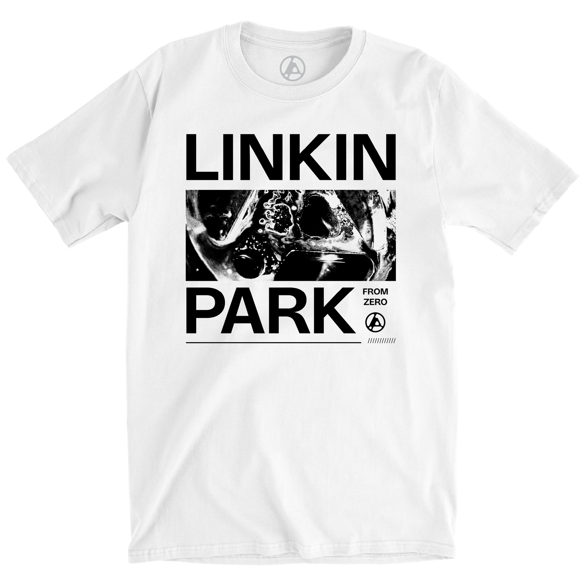 FZ BLACK SWIRL WHITE TEE – Linkin Park Store