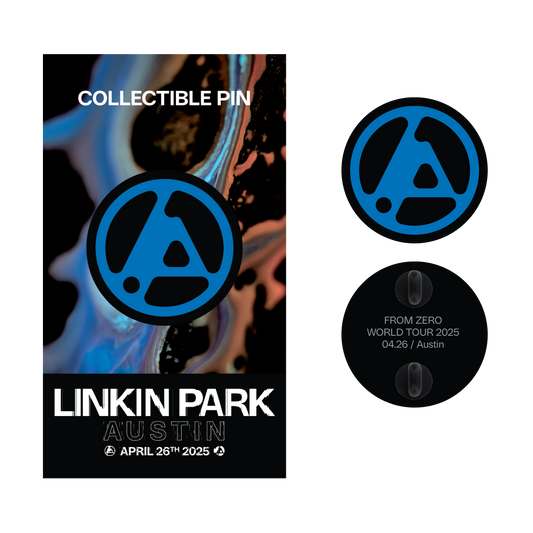 LP FZ AUSTIN ENAMEL PIN + BLACK LANYARD BUNDLE PACK