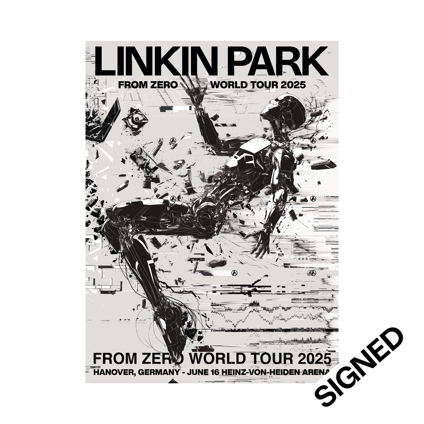 FZ 2025 Tour Hanover SIGNED Poster (June 16th) - PJ Richardson