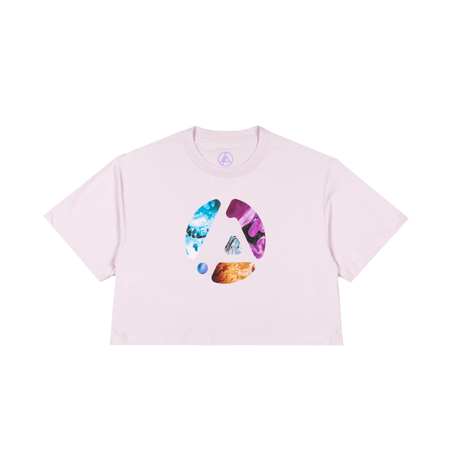 Ladies Cover 4 Orchid Crop Tee