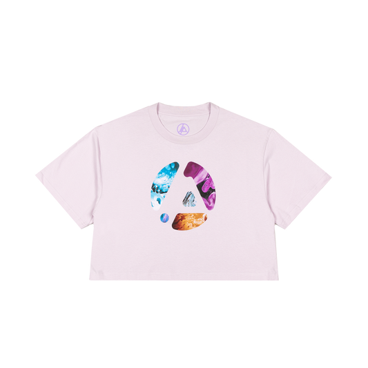 Ladies Cover 4 Orchid Crop Tee
