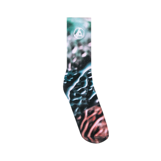 FZ Bubble Texture Embroidered Socks