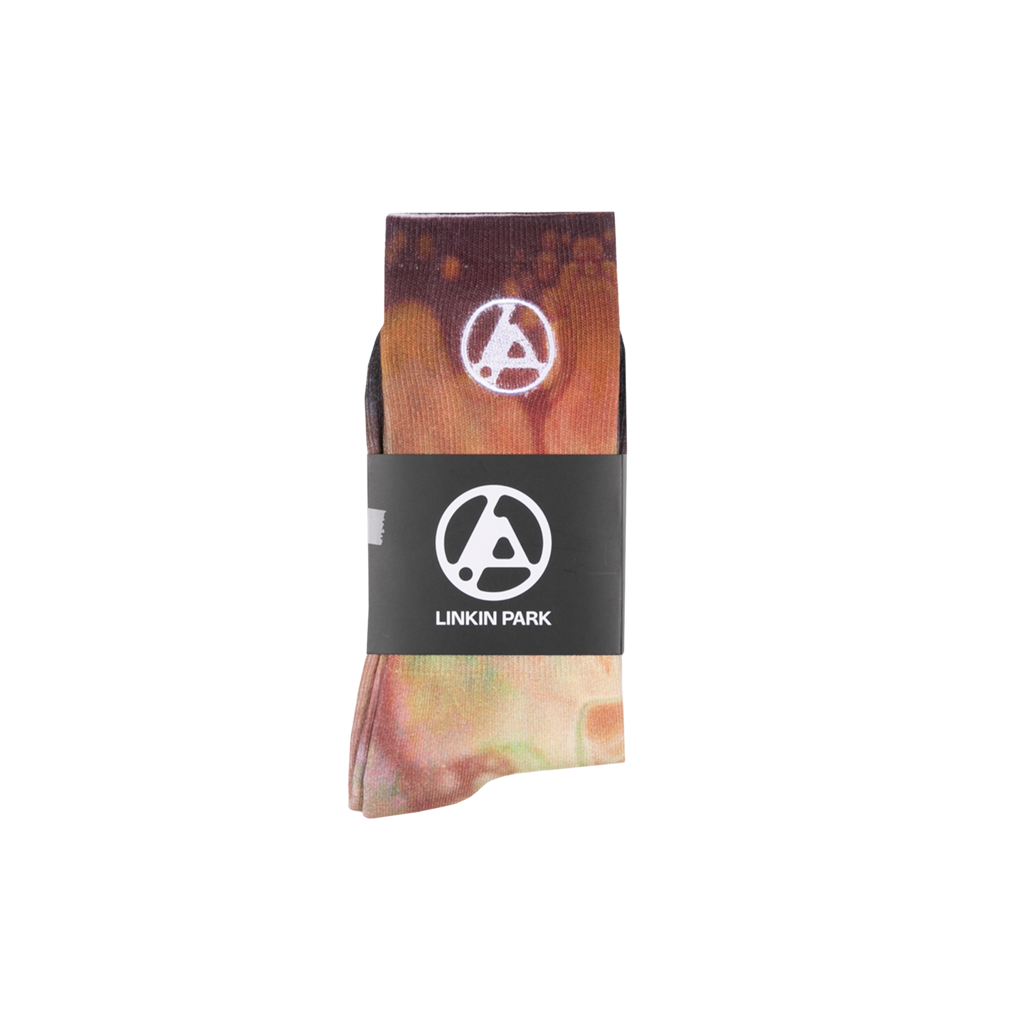 FZ Tan Fluid Embroidered Socks