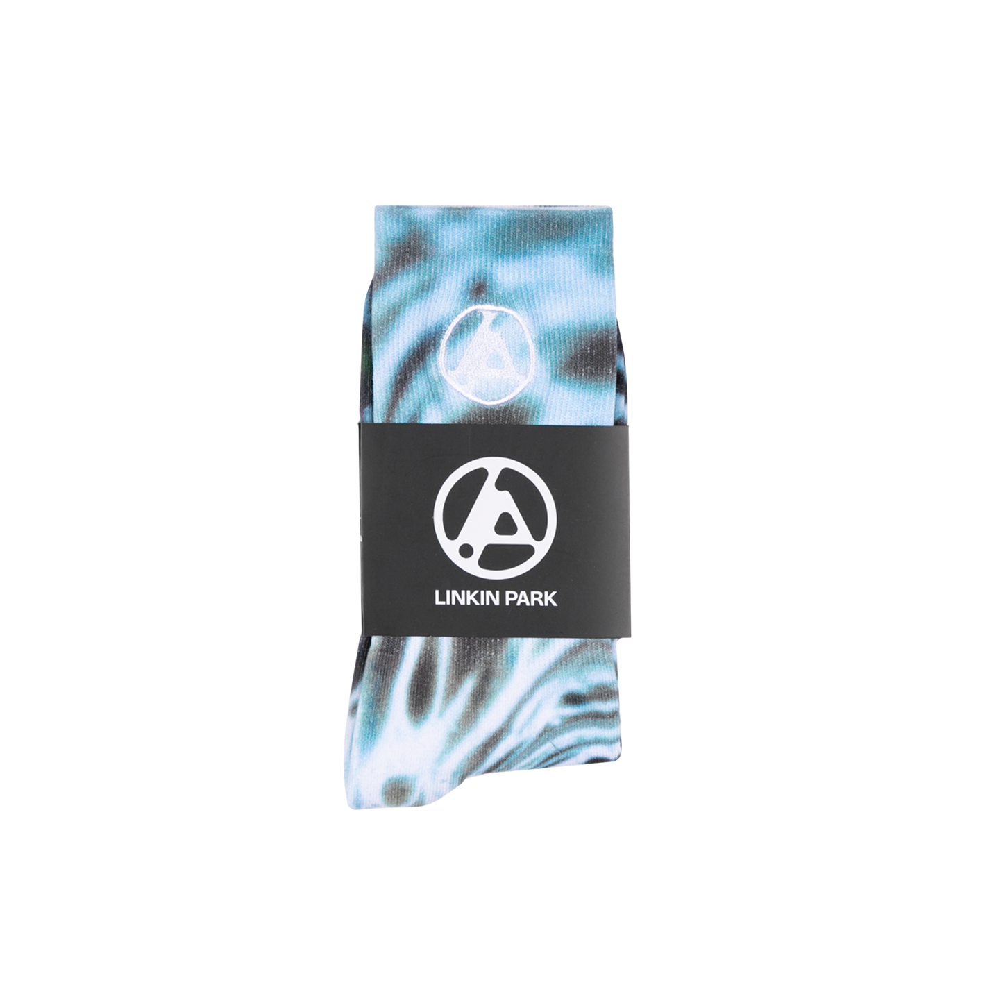 FZ Brown Ink Embroidered Socks