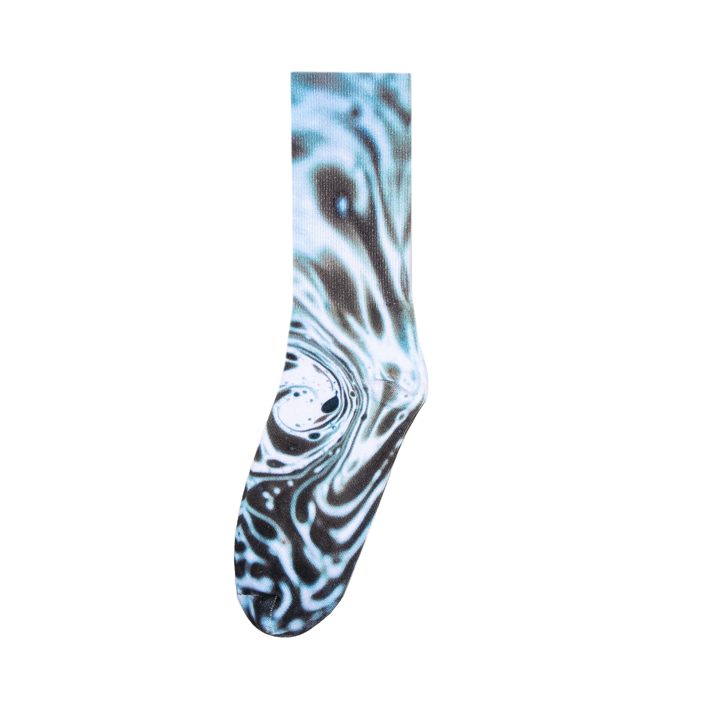 FZ Brown Ink Embroidered Socks
