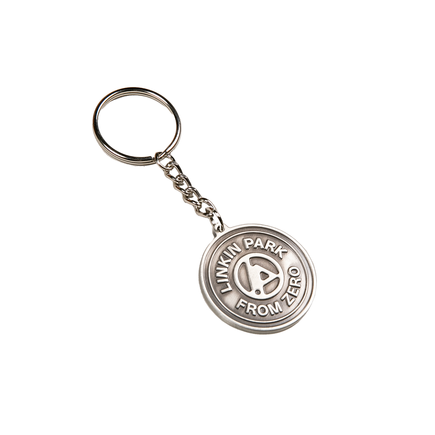 FROM ZERO PEWTER KEYCHAIN