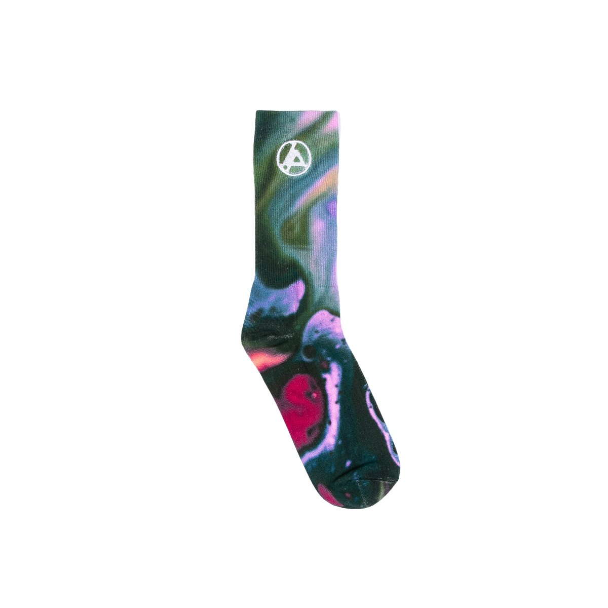 FZ Colorful Ink Embroidered Socks