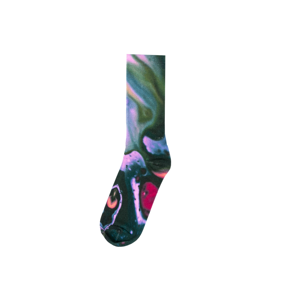 FZ Colorful Ink Embroidered Socks
