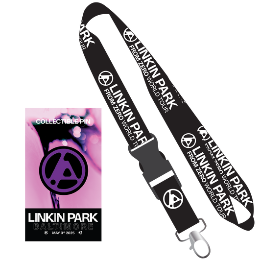 LP FZ BALTIMORE ENAMEL PIN + BLACK LANYARD BUNDLE PACK