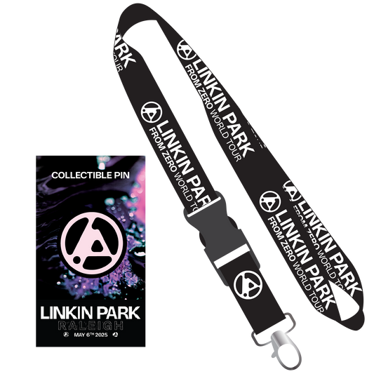 LP FZ RALEIGH ENAMEL PIN + BLACK LANYARD BUNDLE PACK