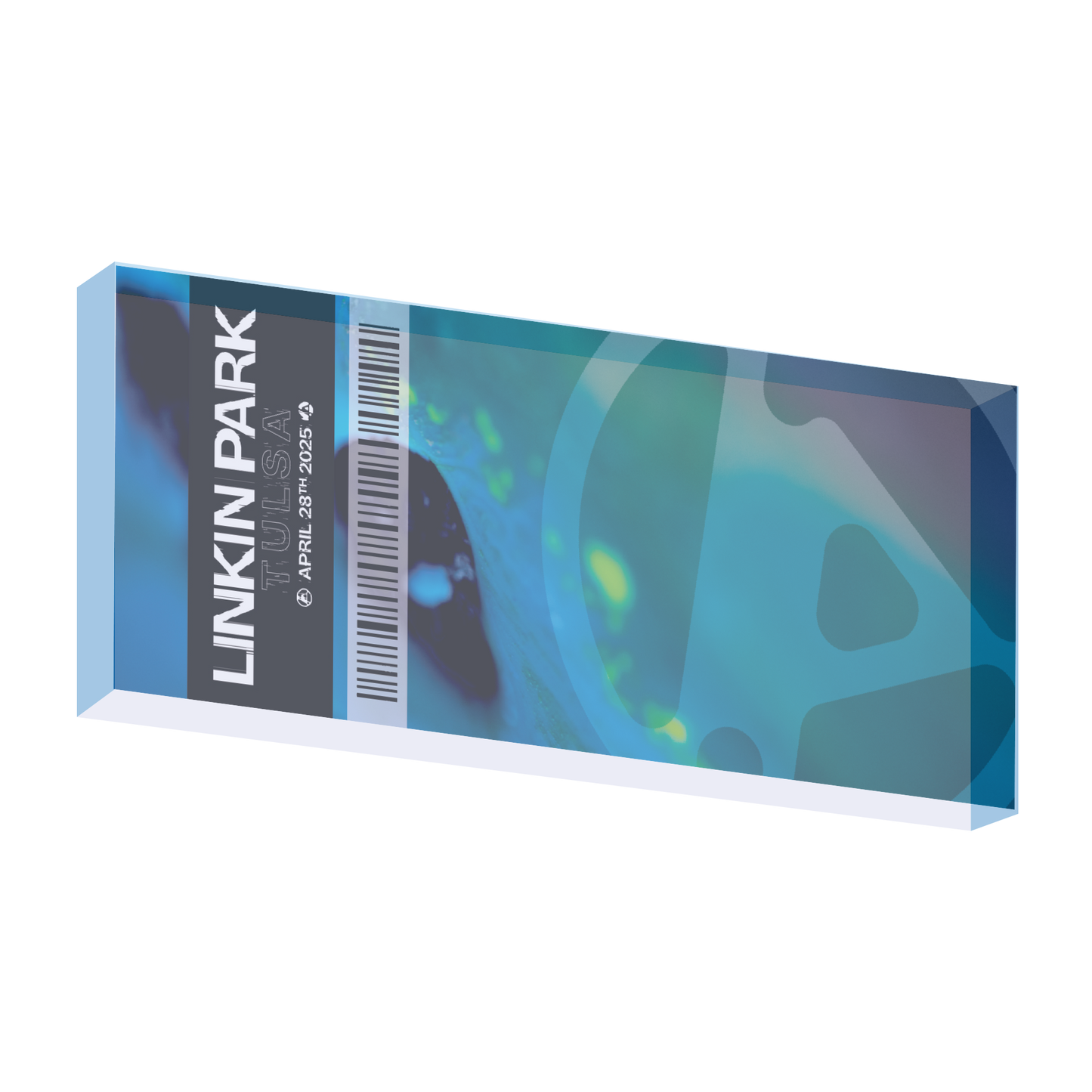 LP FZ TULSA COMMEMORATIVE TICKET MAGNET