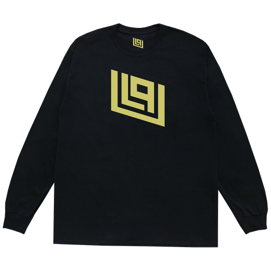 LPU Logo Black Long Sleeve Front