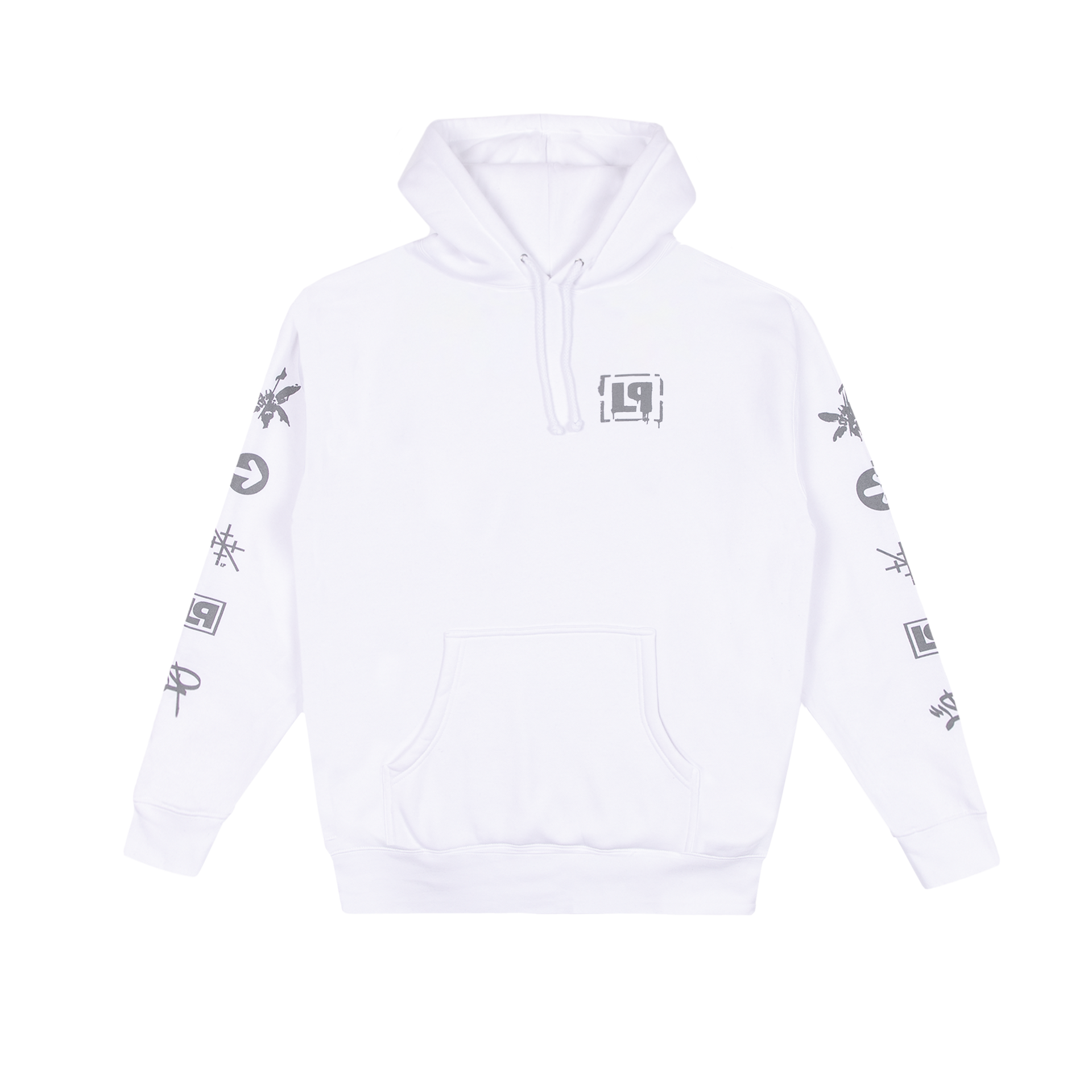 LP Icons White Pullover Hoodie – Linkin Park Store