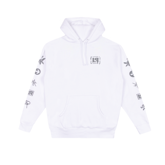 LP Icons White Pullover Hoodie