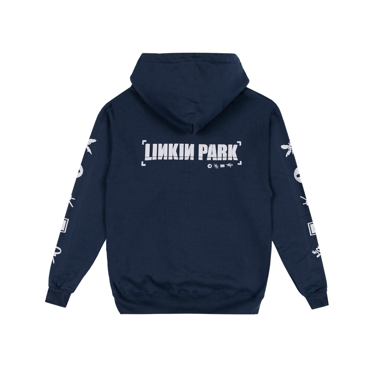 LP Icons Navy Zip Hoodie – Linkin Park Store LP Icons Navy Zip Hoodie – Linkin Park Store