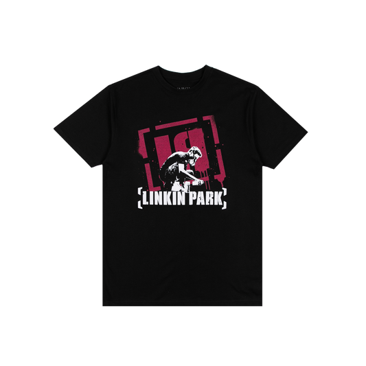 Vintage Meteora Spray Black Tee