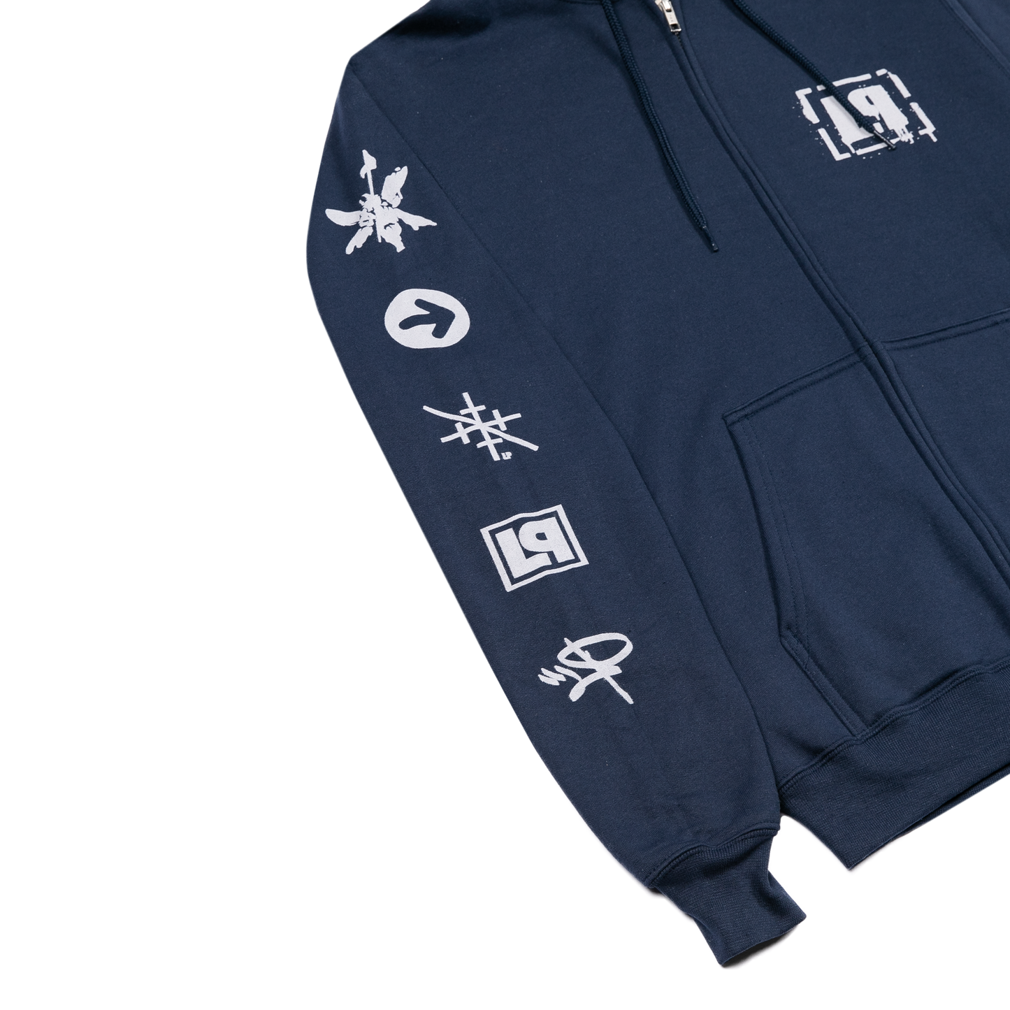 LP Icons Navy Zip Hoodie