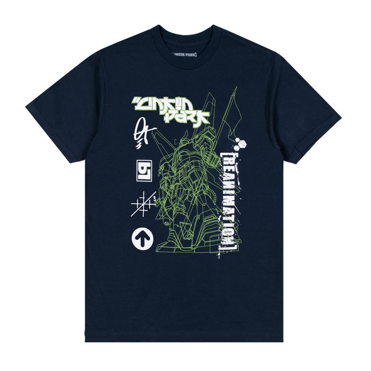 Reanimation Robot Sketch Navy Tee – Linkin Park Store Reanimation Robot Sketch Navy Tee – Linkin Park Store