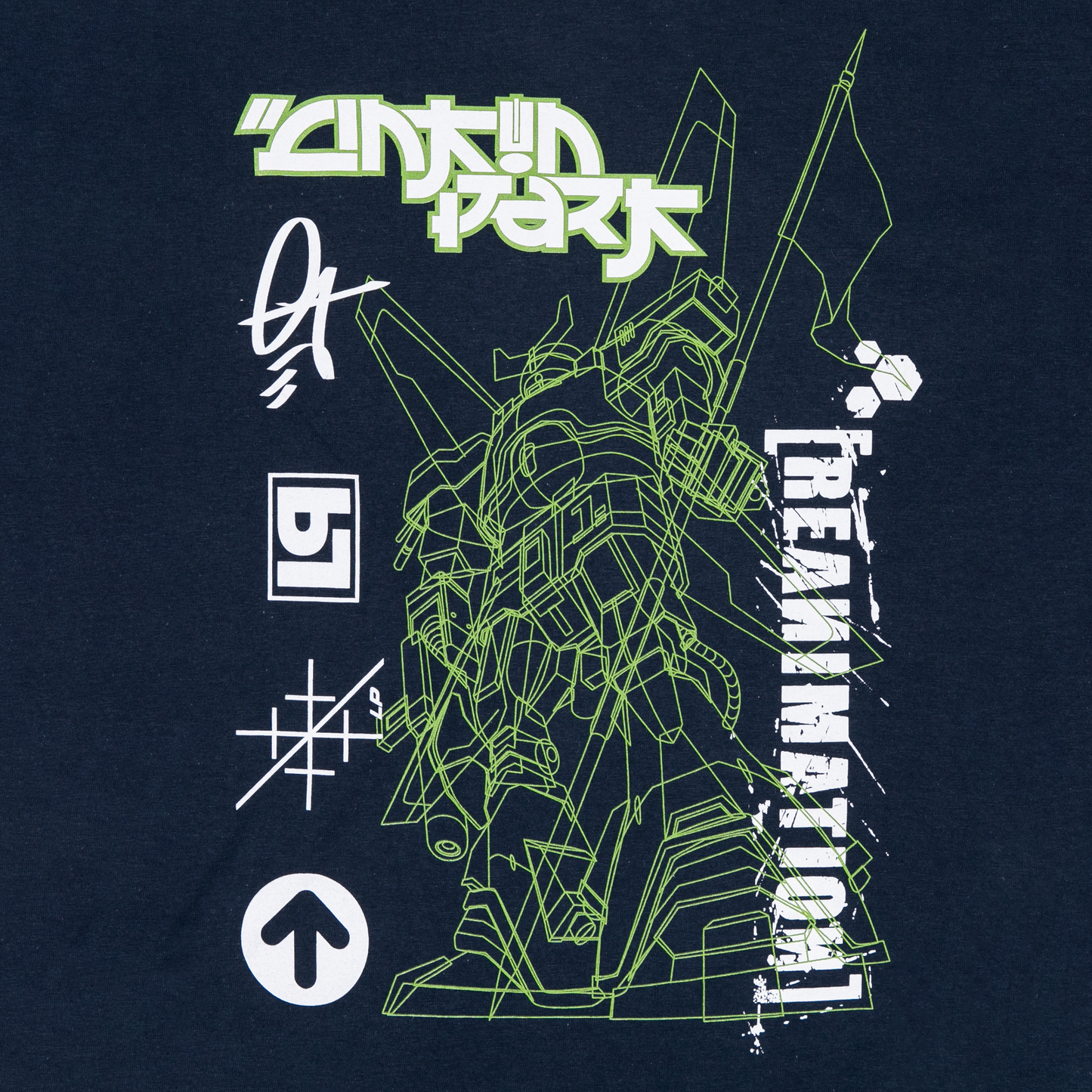 Reanimation Robot Sketch Navy Tee – Linkin Park Store