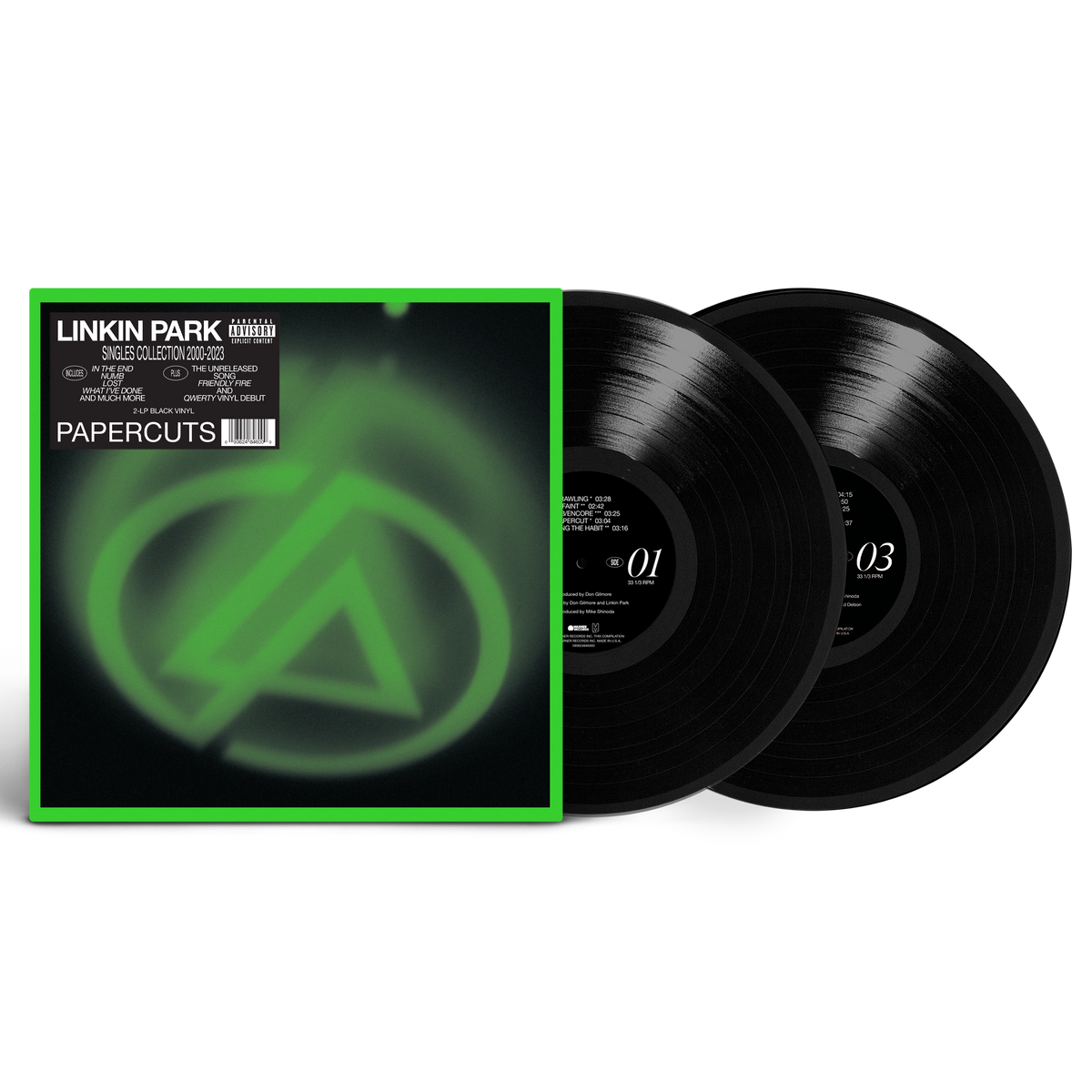 PAPERCUTS STANDARD BLACK VINYL 2LP – Linkin Park Store
