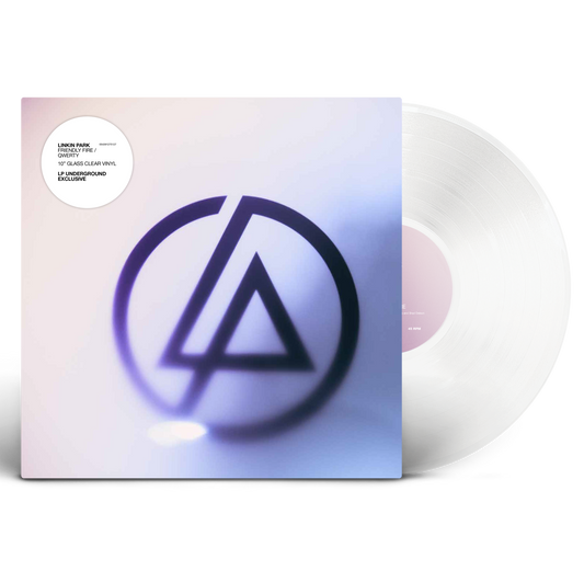 Limited Edition Friendly Fire / Qwerty 10" Glass Clear Vinyl