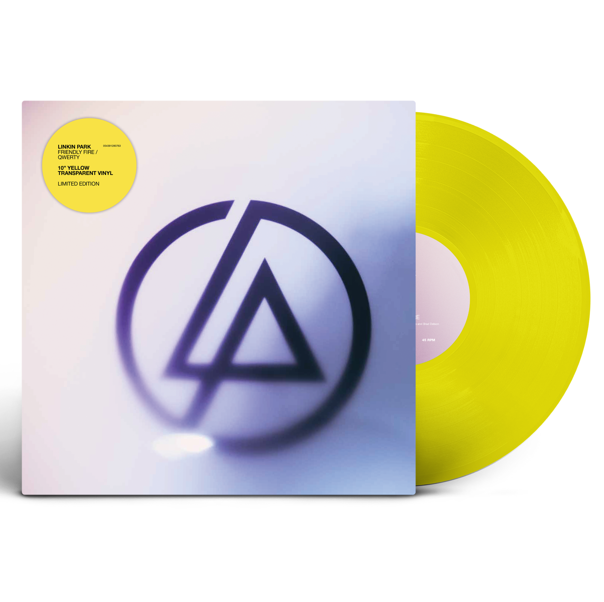 LIMITED EDITION FRIENDLY FIRE / QWERTY 10” YELLOW TRANSPARENT LIMITED EDITION FRIENDLY FIRE / QWERTY 10” YELLOW TRANSPARENT