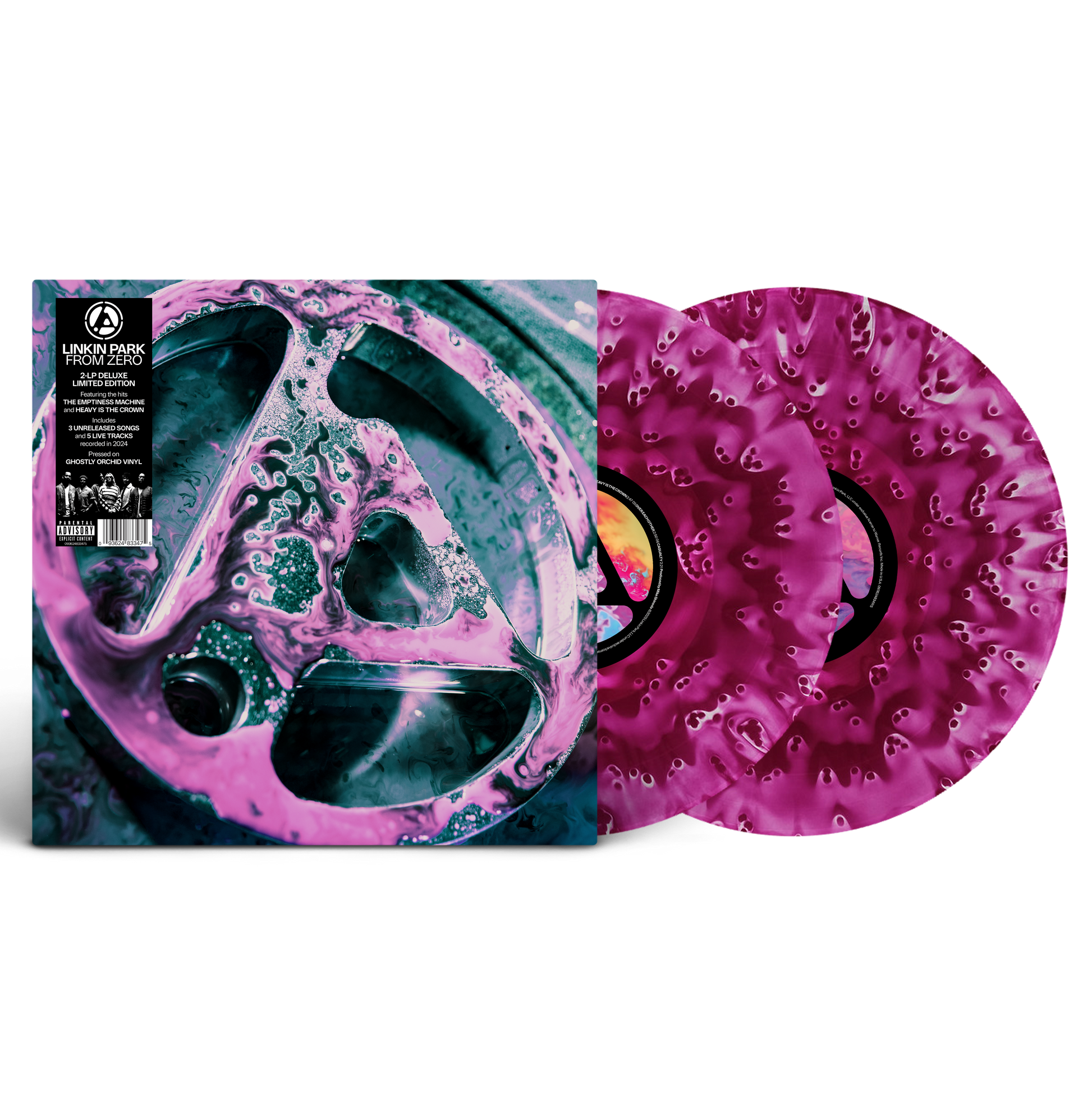 FROM ZERO (DELUXE EDITION) GHOSTLY ORCHID VINYL 2LP – Linkin Park FROM ZERO (DELUXE EDITION) GHOSTLY ORCHID VINYL 2LP – Linkin Park