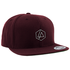 LP Hex Logo Maroon Snapback Hat