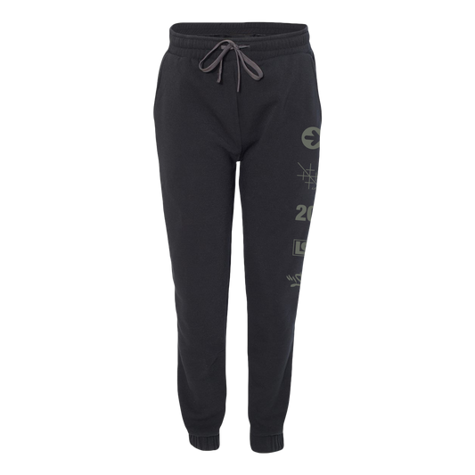 LP 20 Logo Black Joggers