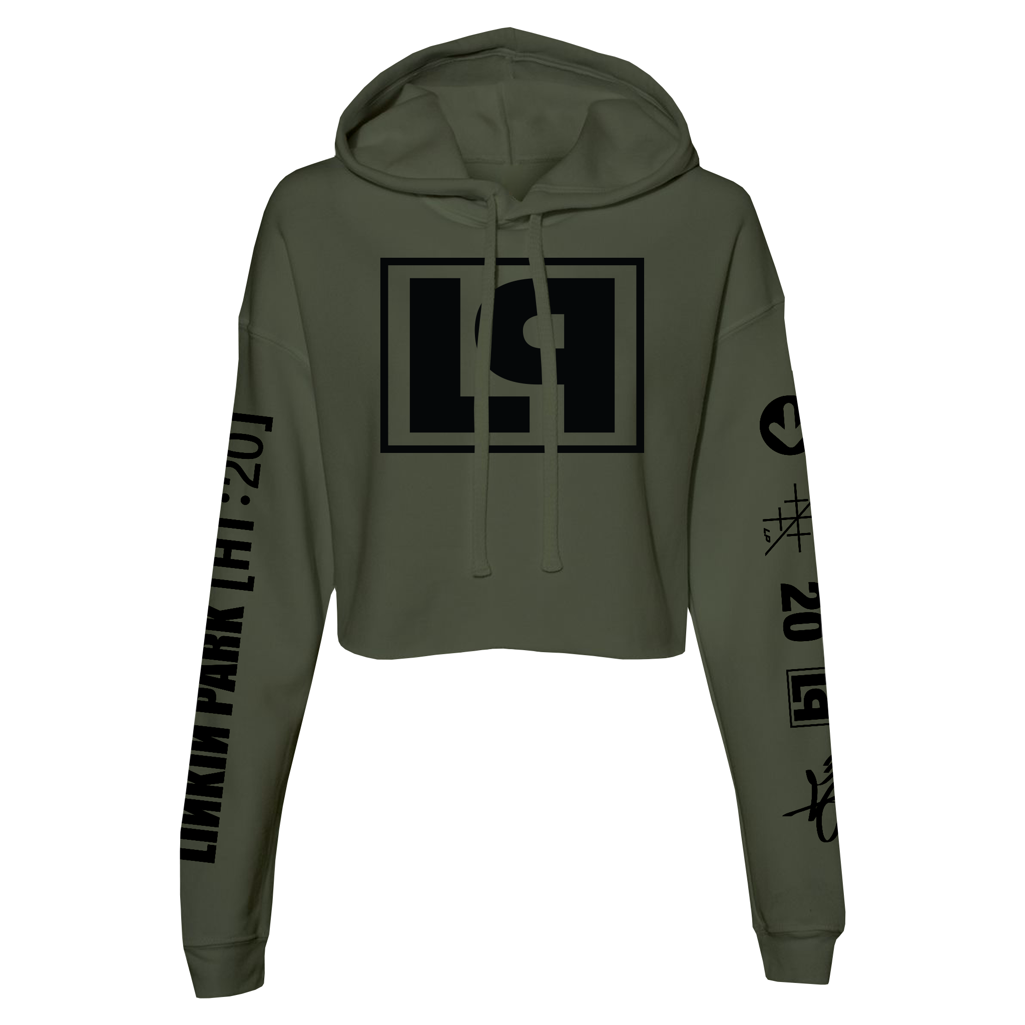 LP Logo Crop Hoodie, Women