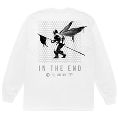 In the End Honeycomb LS White Tee