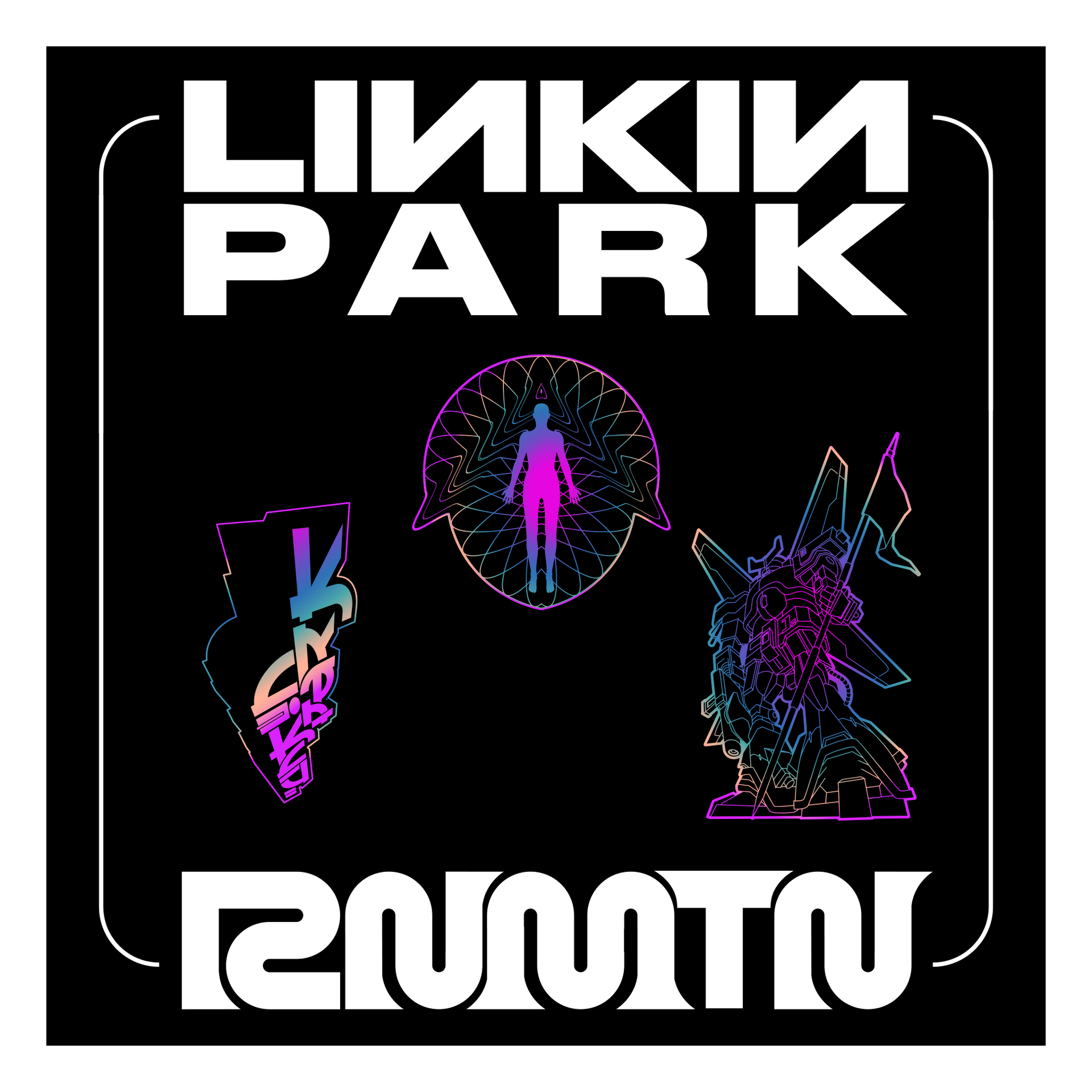 Reanimation Rainbow Plated 3pc Pin Set – Linkin Park Store