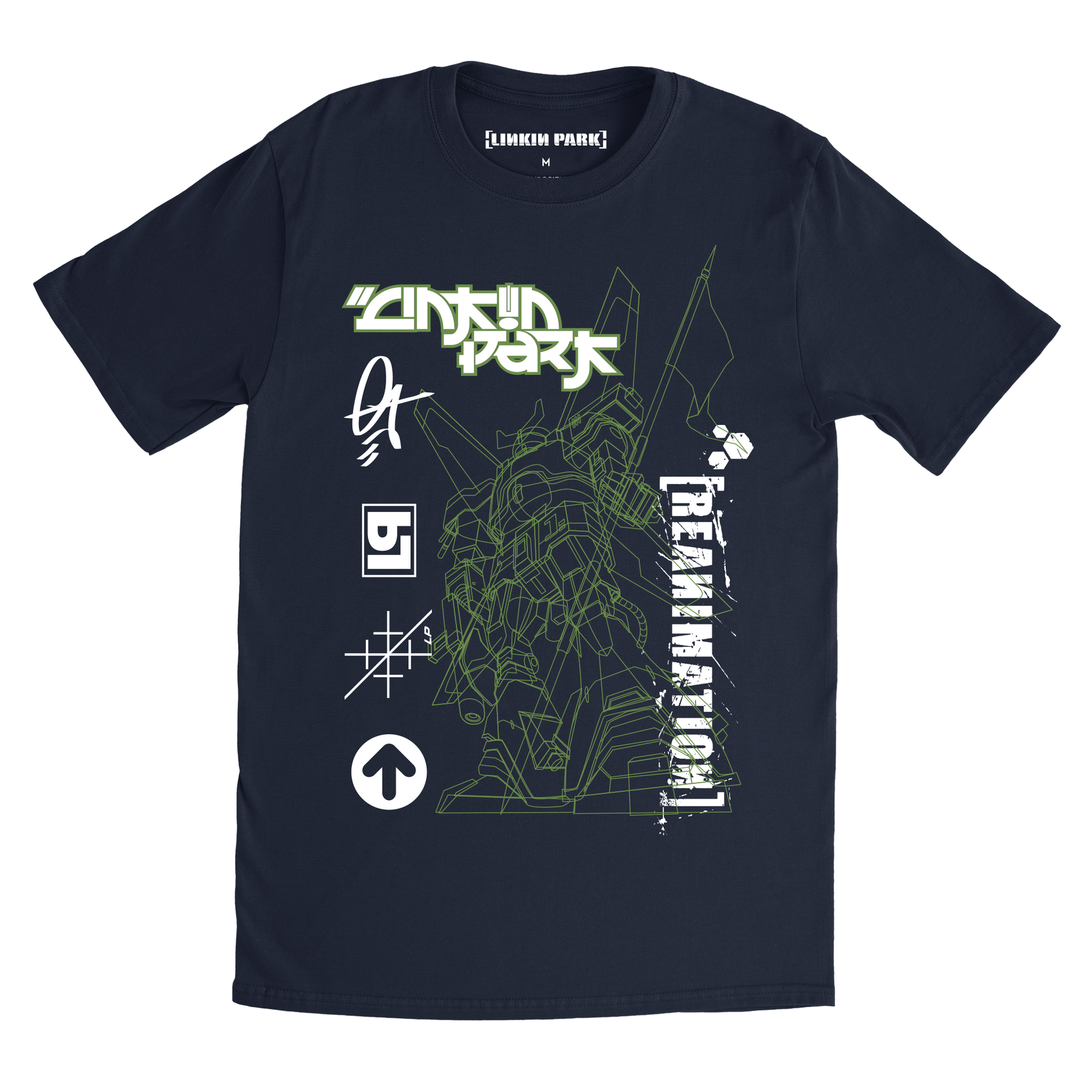 デッドストックリンキンパーク　リアニメーション　Tシャツ US XL Reanimation Robot Sketch Navy Tee – Linkin Park Store