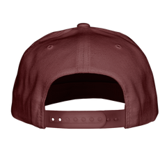 LP Box Logo Maroon Snapback Hat