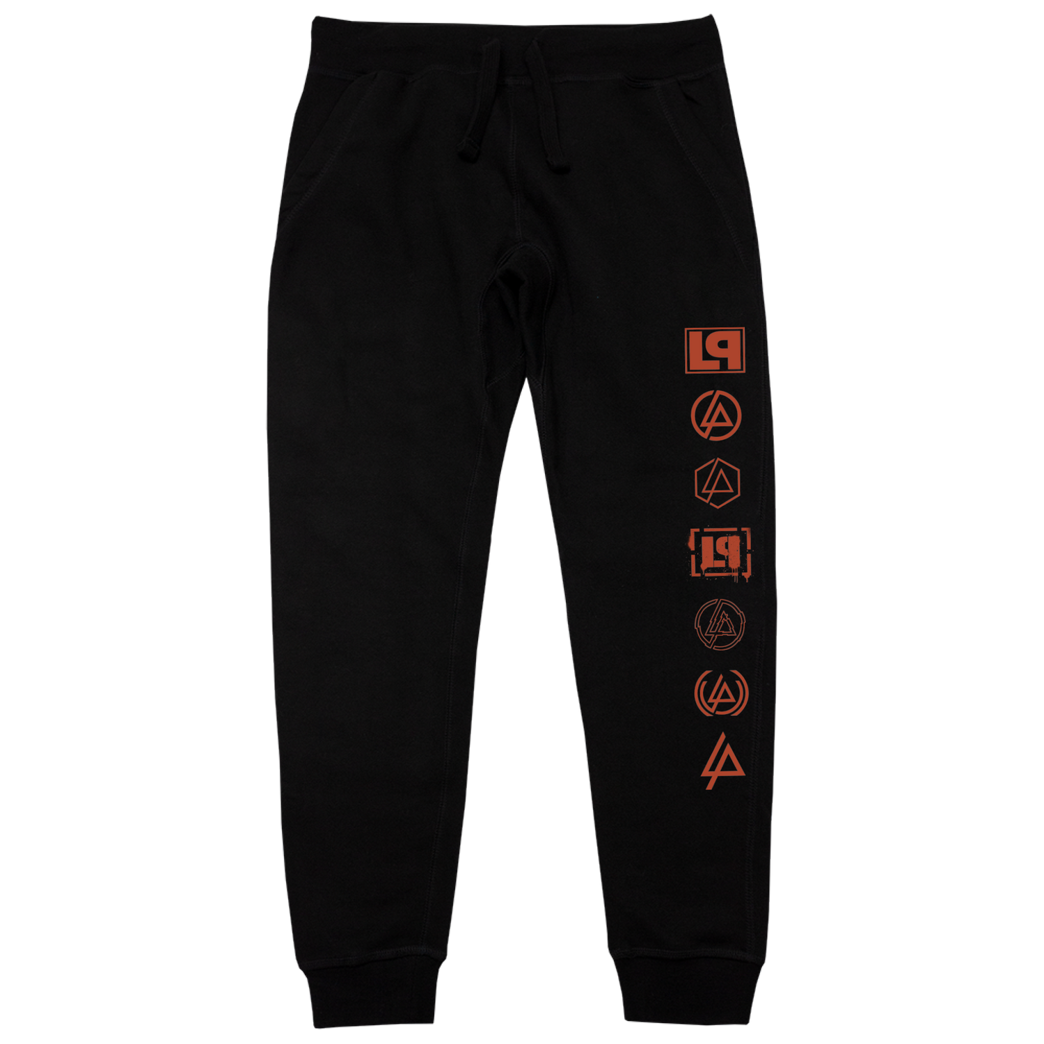 LP Icon Stacks Black Joggers