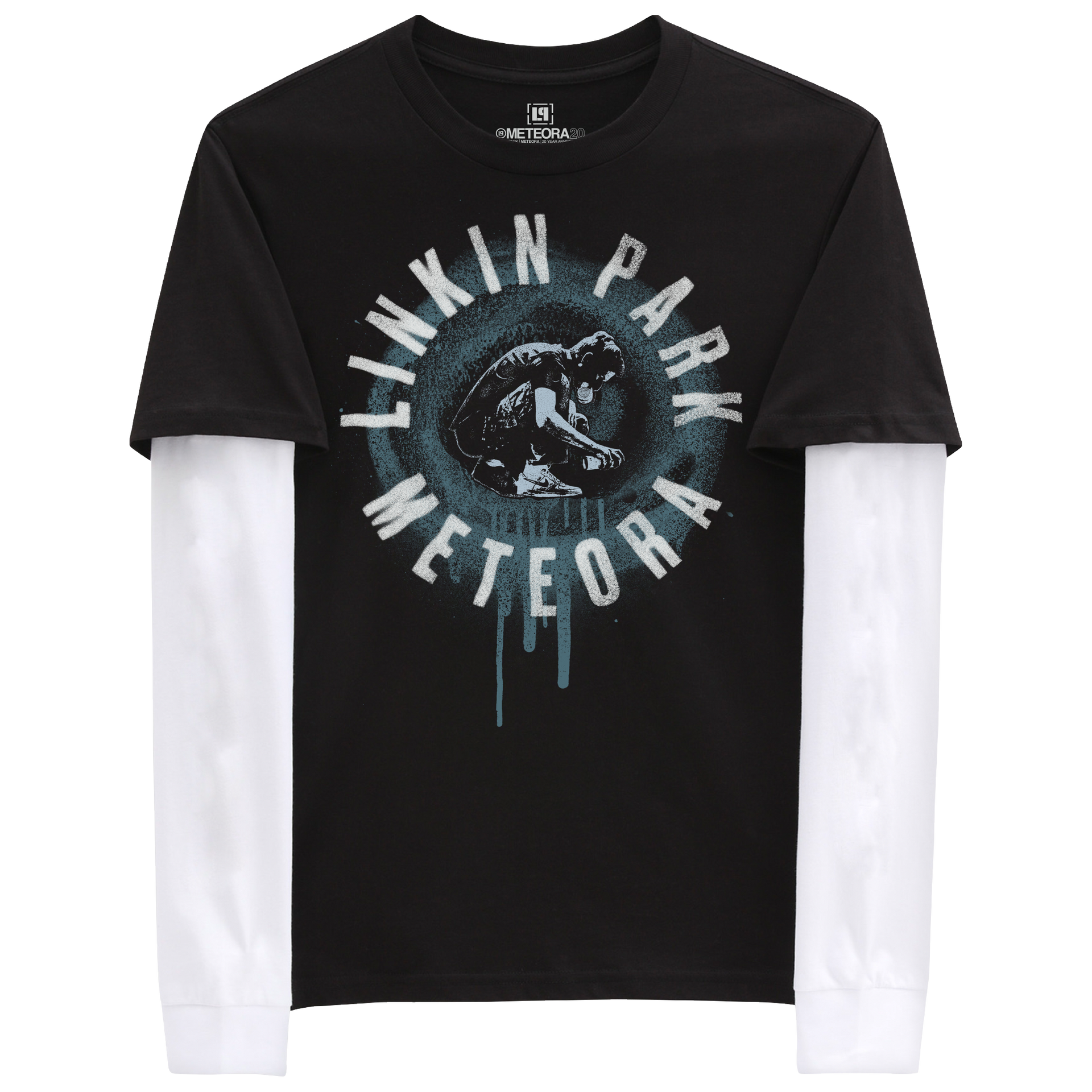 【PROJECT G/R】Trompe-L'Oeil Double T-Shirt Faded Black PROJECT G/R - Trompe-l'œil Double T-shirt | HBX - Globally